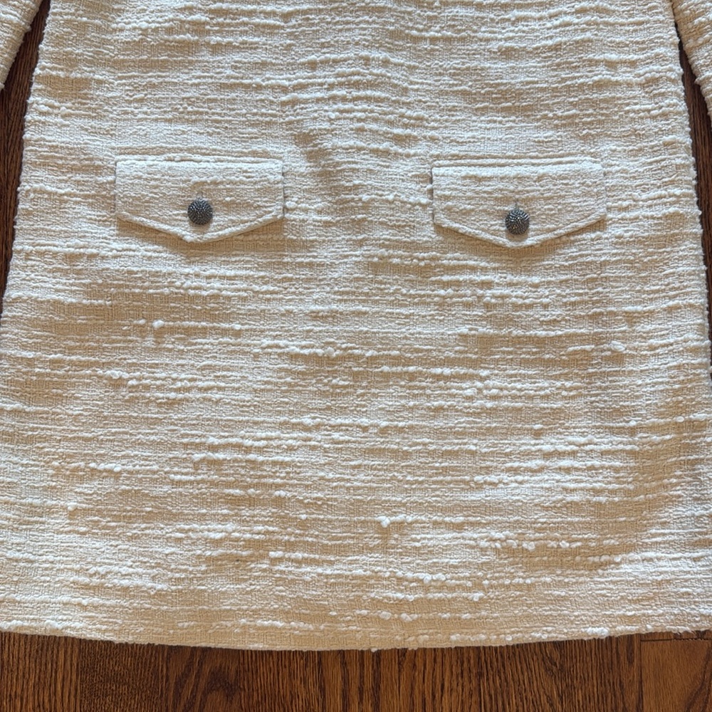 ba&sh Cream Tweed Mini Dress - Picture 5 of 14